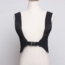 Load image into Gallery viewer, [EAM]  Black Brief  Split Joint Strapless Belt Personality Women New Fashion Tide All-match Spring Autumn 2020 1H614

